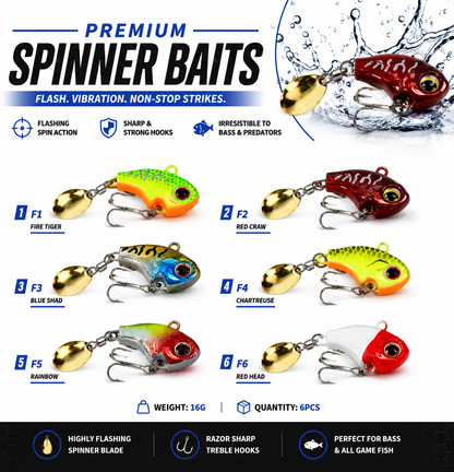 Small spinner baits
