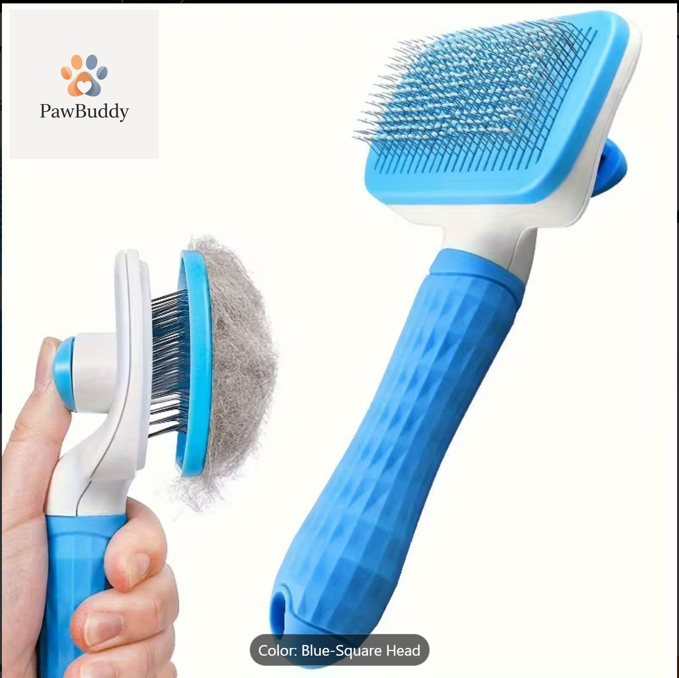 🐾 PawBuddy Pet Hair Brush 🐾