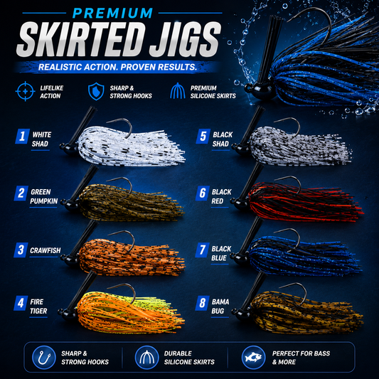 Skirted jigs