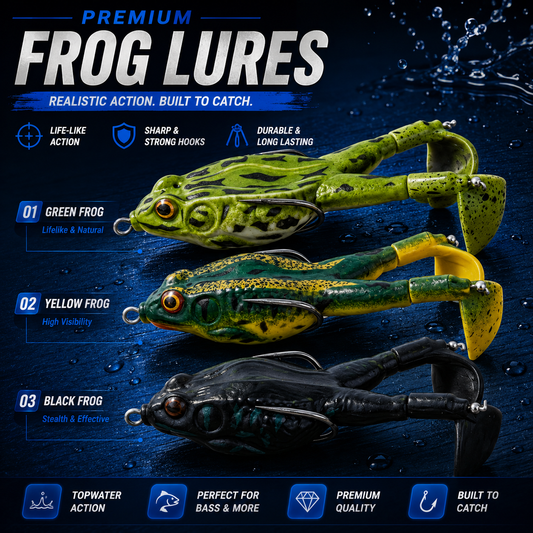 Frog spinner lures
